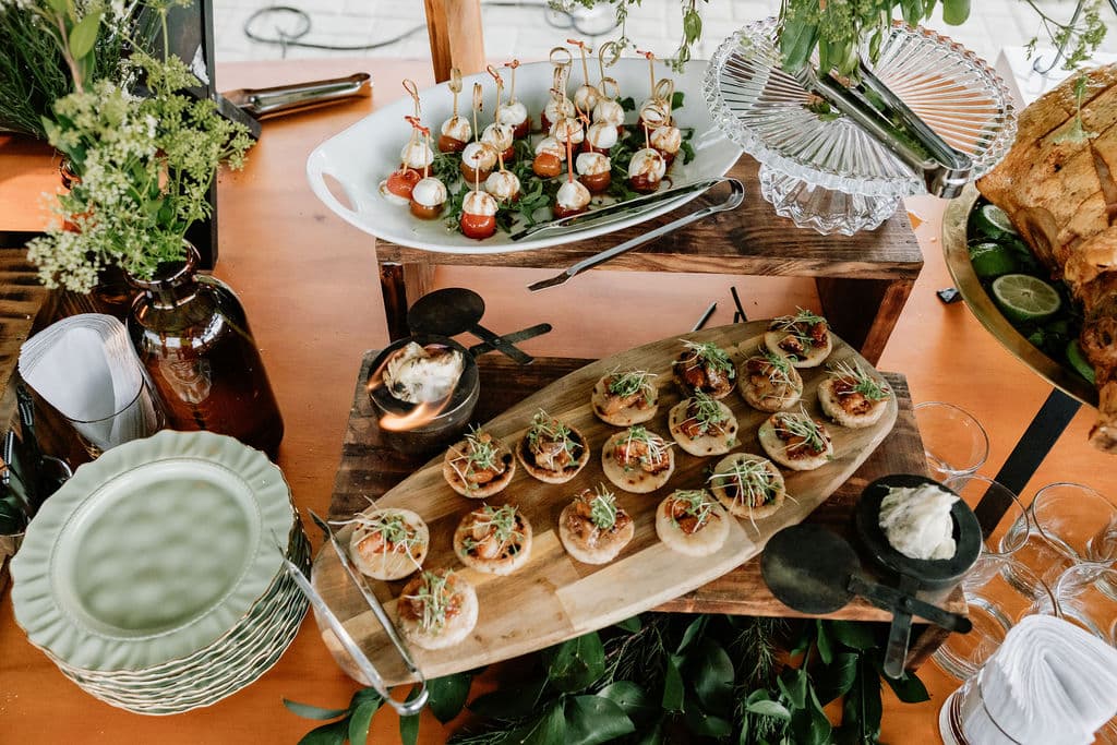 Canapes y entradas de autor