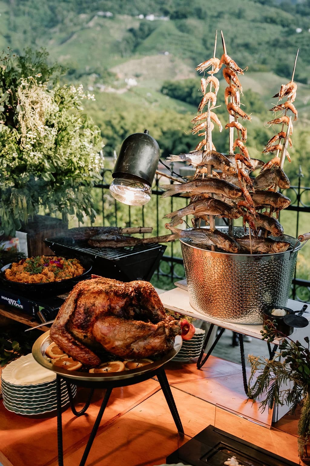 Parrillada al aire libre Catleya Royal Club